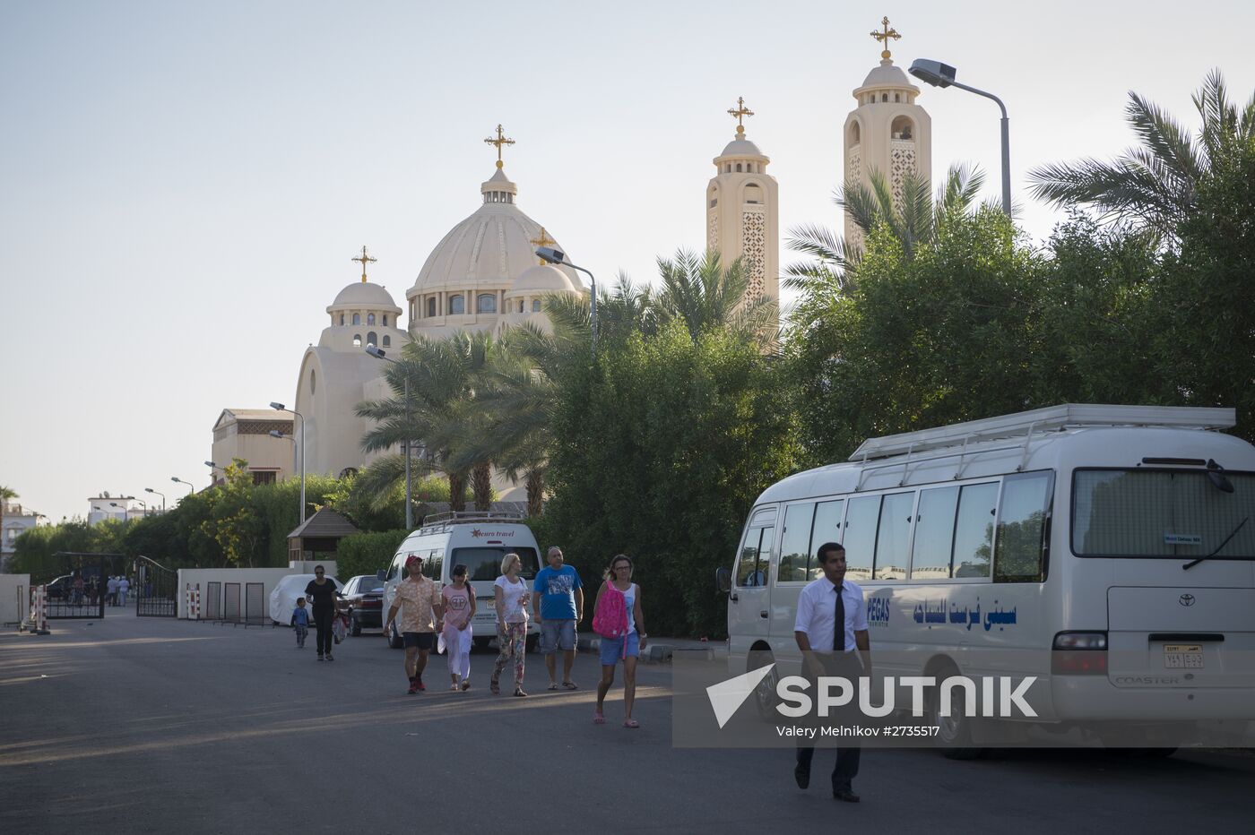 Russian tourists in Sharm el-Sheikh