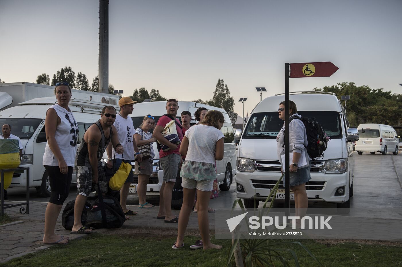 Russian tourists in Sharm el-Sheikh