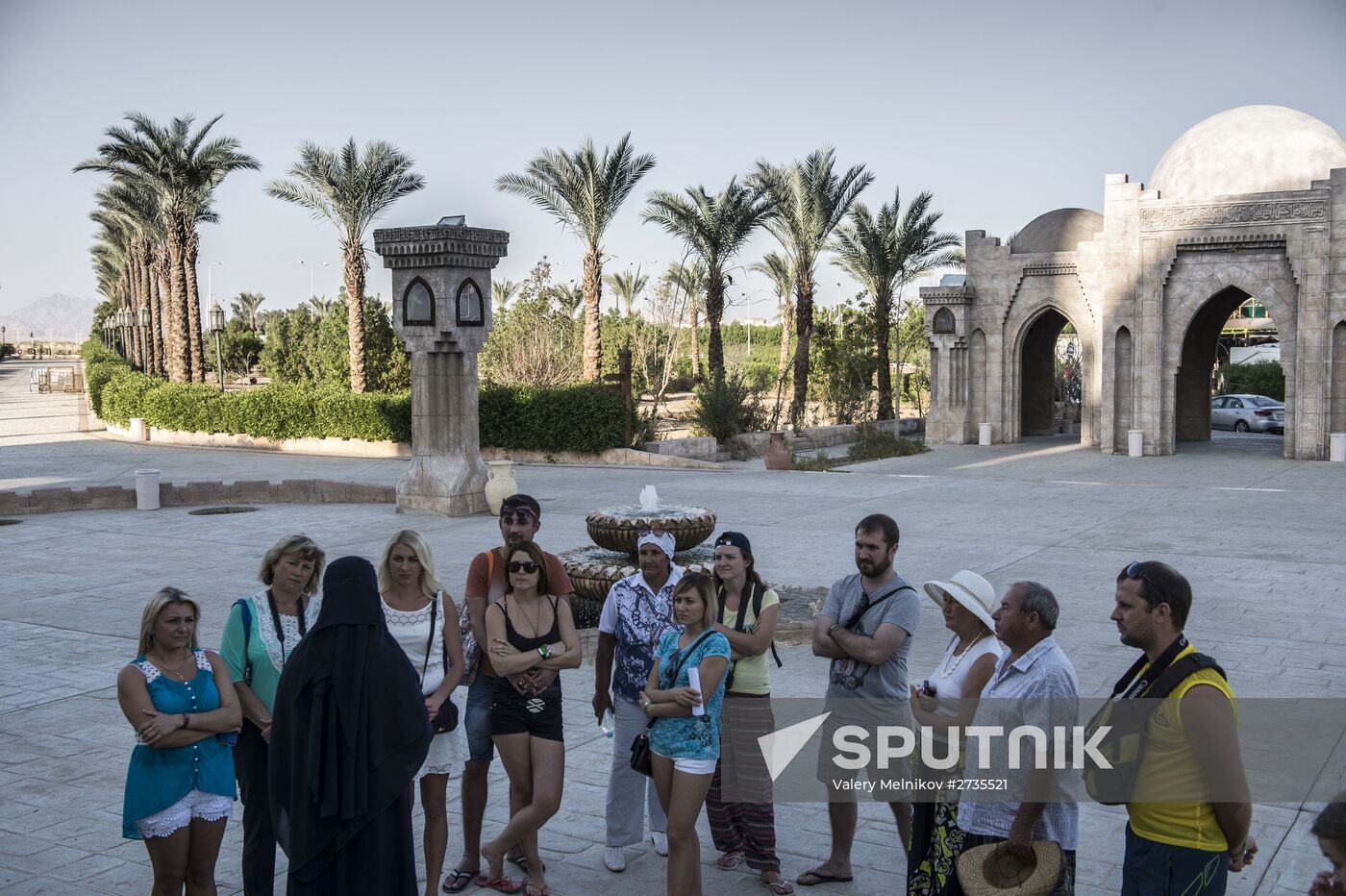 Russian tourists in Sharm el-Sheikh