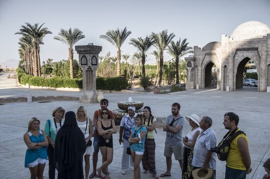 Russian tourists in Sharm el-Sheikh