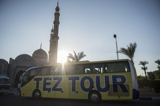 Russian tourists in Sharm el-Sheikh