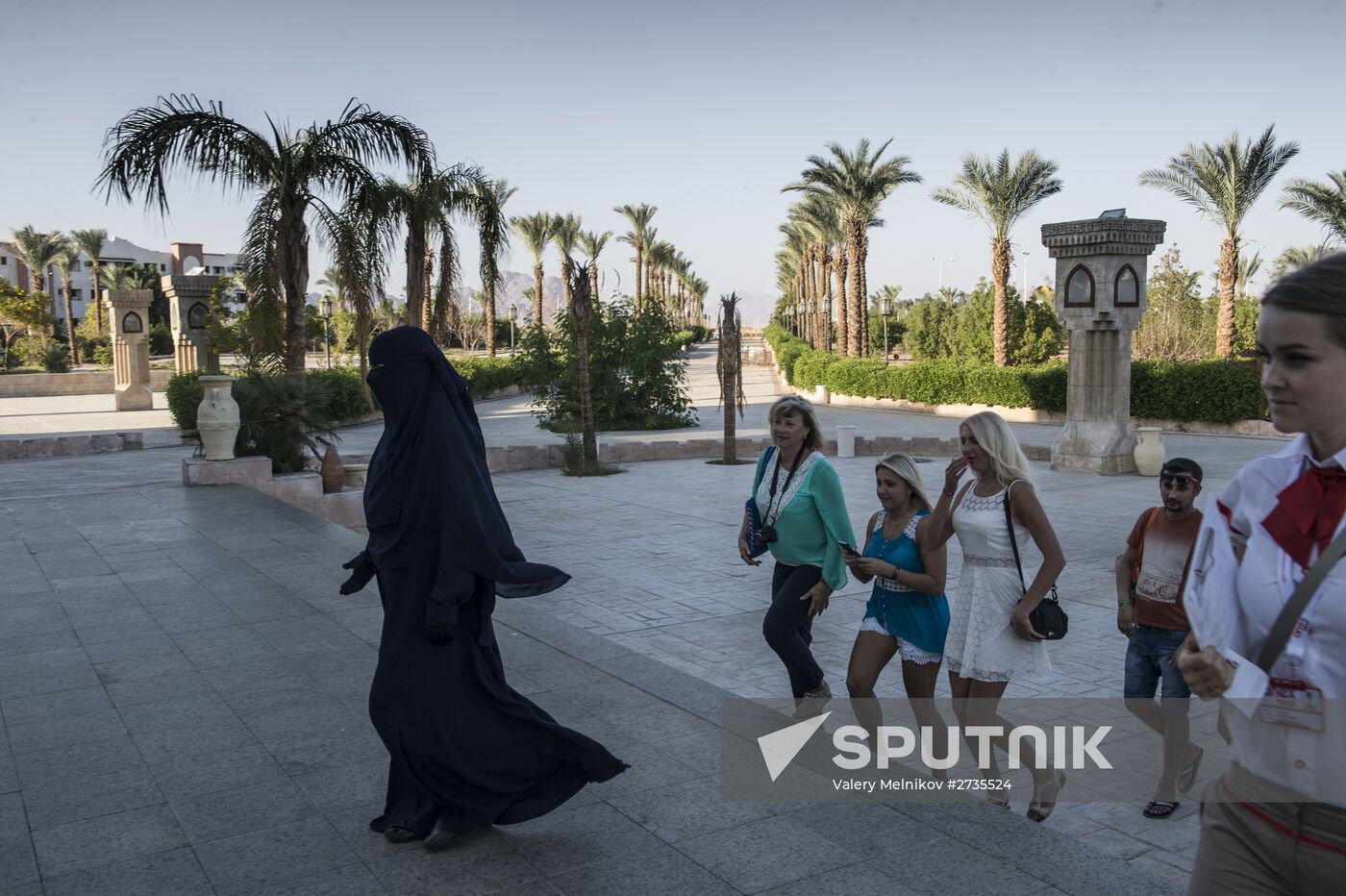 Russian tourists in Sharm el-Sheikh