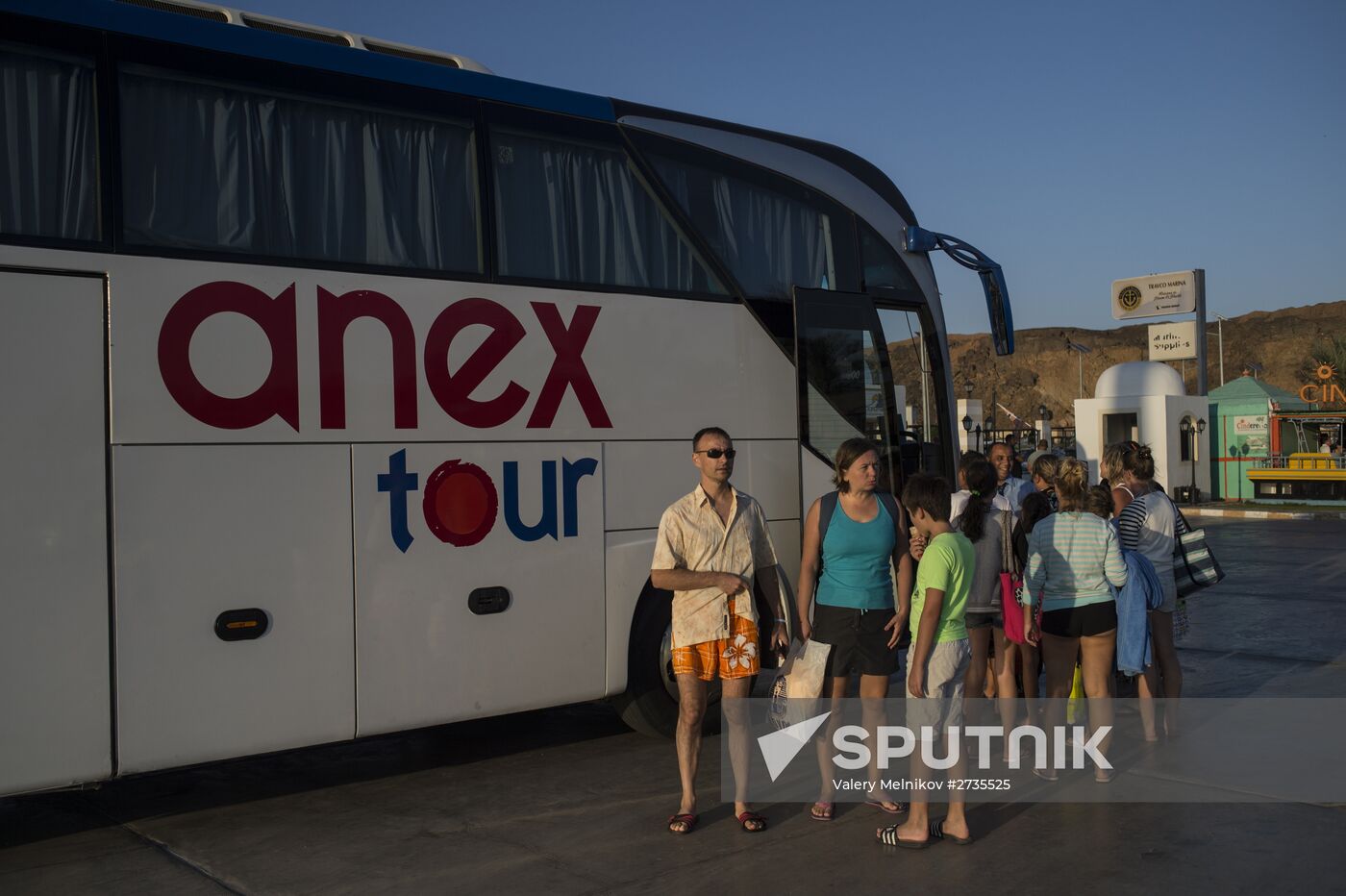 Russian tourists in Sharm el-Sheikh