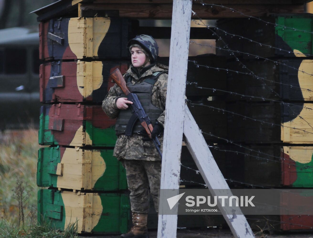 Training of Ukrainian military personnel in Lviv Region