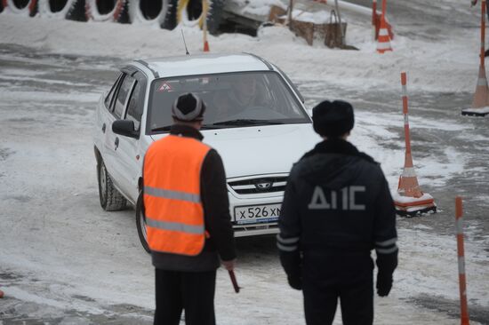 Exams taken at Main Directorate for Road Traffic Safety