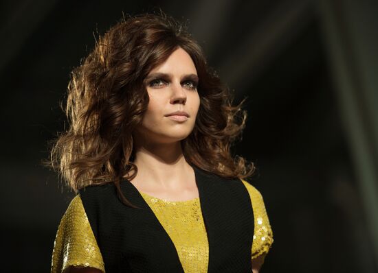 Igor Chapurin shows off his new collection during Mercedes Benz Fashion Week