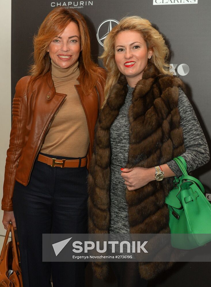 Igor Chapurin shows off his new collection during Mercedes Benz Fashion Week