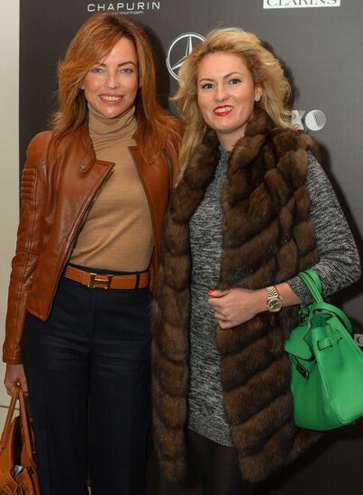 Igor Chapurin shows off his new collection during Mercedes Benz Fashion Week