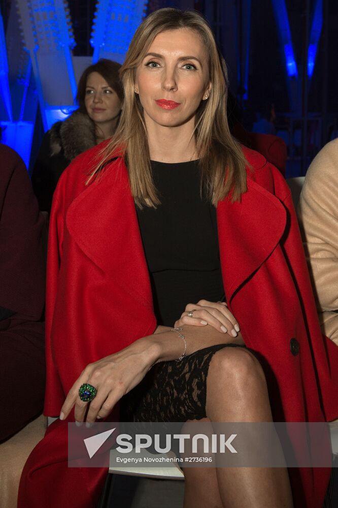 Igor Chapurin shows off his new collection during Mercedes Benz Fashion Week