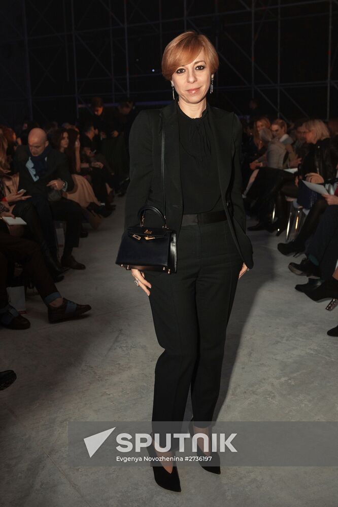 Igor Chapurin shows off his new collection during Mercedes Benz Fashion Week