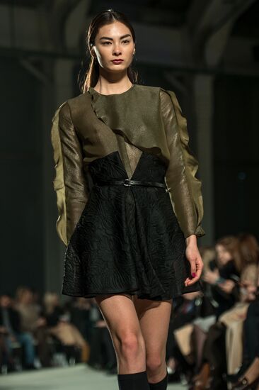 Igor Chapurin shows off his new collection during Mercedes Benz Fashion Week