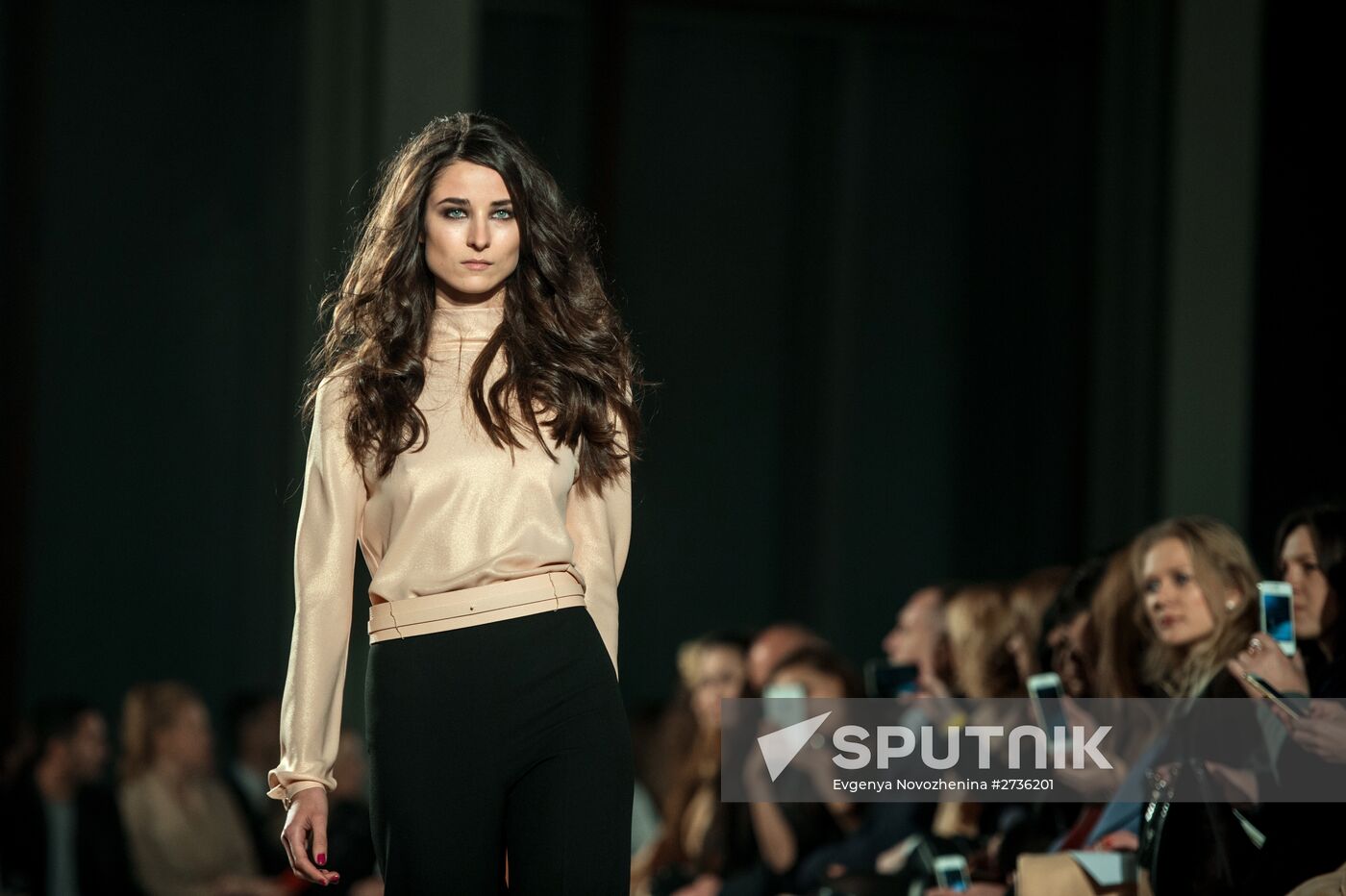 Igor Chapurin shows off his new collection during Mercedes Benz Fashion Week