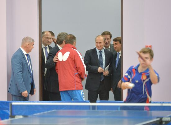 Russian President Vladimir Putin chairs meeting on preparations for 2016 Summer Olympic Games in Brazil