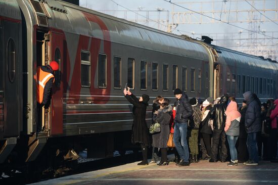 Conscription campaign in Novosibirsk