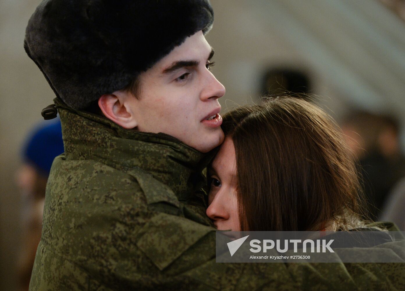 Conscription campaign in Novosibirsk