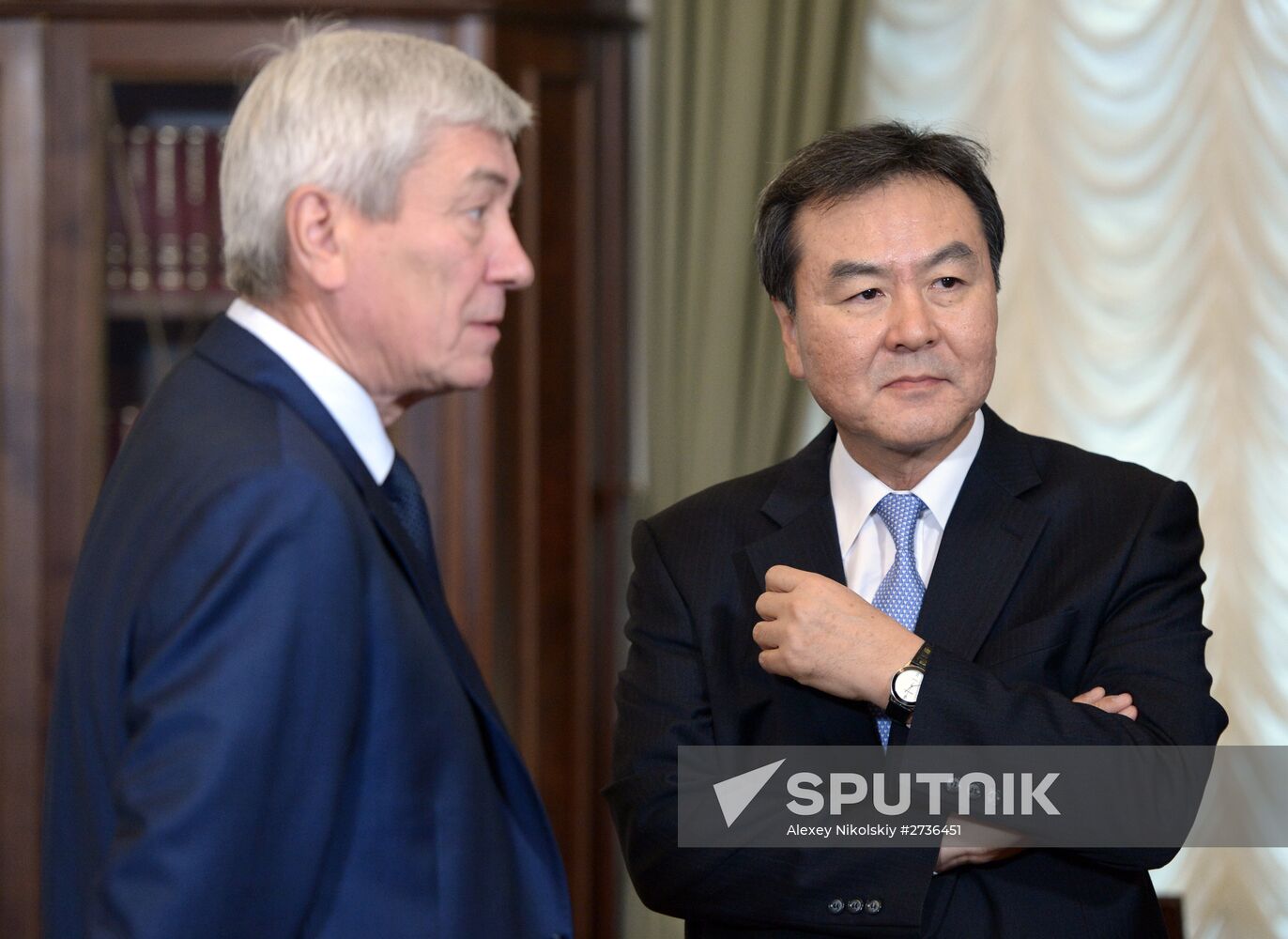 Chief of Staff of the Russian Presidential Executive Office Sergei Ivanov meets with FATF president Jee-Yoon Shin