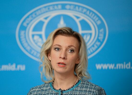 Briefing by Russian foreign ministry's spokesperson Maria Zakharova
