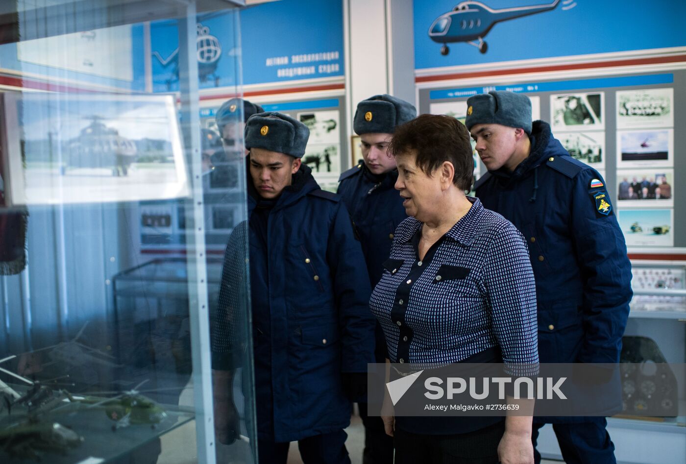 Calling up for miltiary service in Russian towns