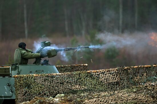 Artillery and missile live fire exercises in Leningrad Region
