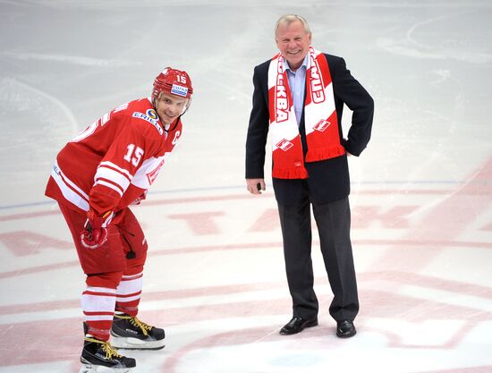 Kontinental Hockey League. Spartak vs. Dynamo Moscow