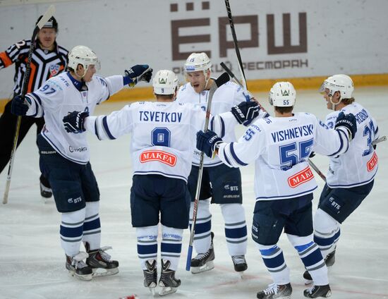 Kontinental Hockey League. Spartak vs. Dynamo Moscow