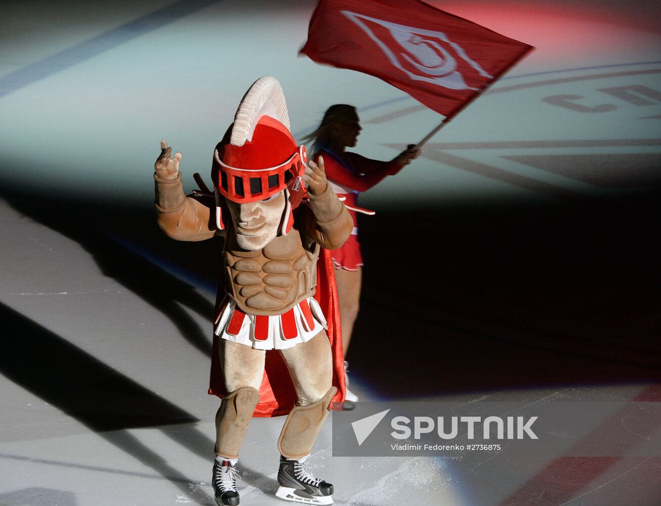 Kontinental Hockey League. Spartak vs. Dynamo Moscow