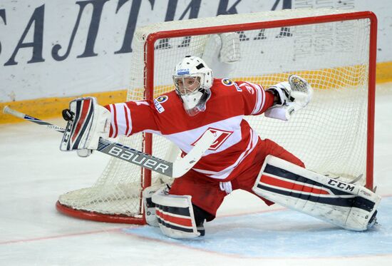 Kontinental Hockey League. Spartak vs. Dynamo Moscow