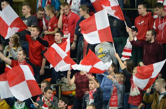 Kontinental Hockey League. Spartak vs. Dynamo Moscow