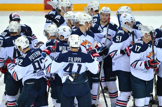 Kontinental Hockey League. Ak Bars vs. Metallurg Magnitogorsk