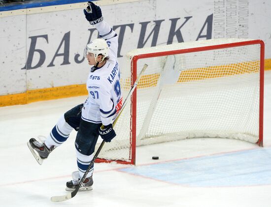 Kontinental Hockey League. Spartak vs. Dynamo Moscow