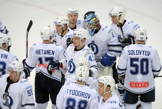 Kontinental Hockey League. Spartak vs. Dynamo Moscow
