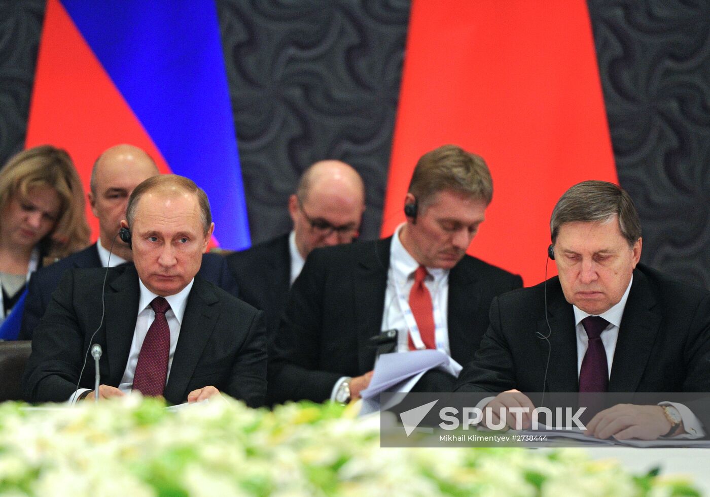 Russian President Vladimir Putin takes part in informal BRICS summit in Antalya