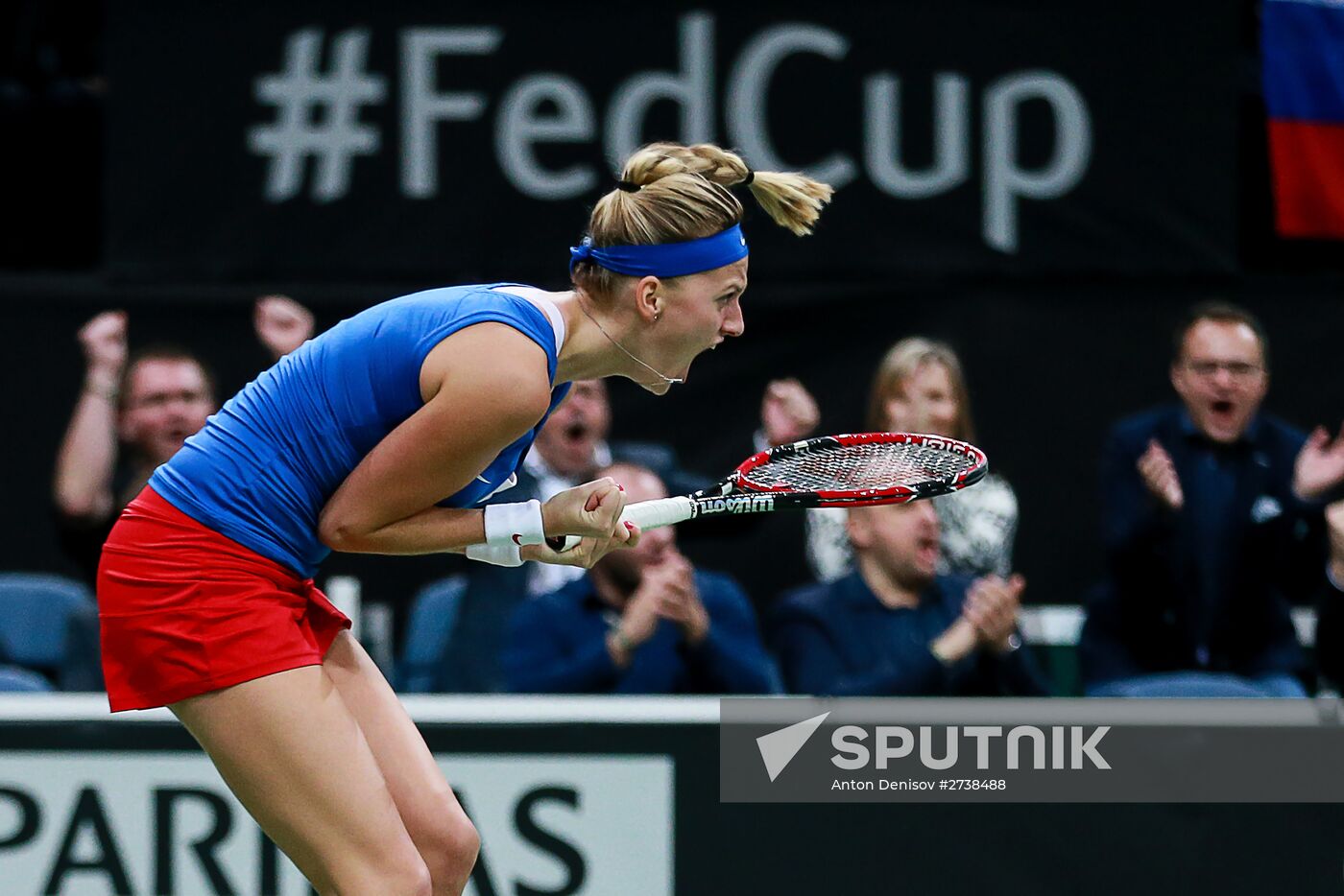 Fed Cup. Finals. Czech Republic vs. Russia. Day 2