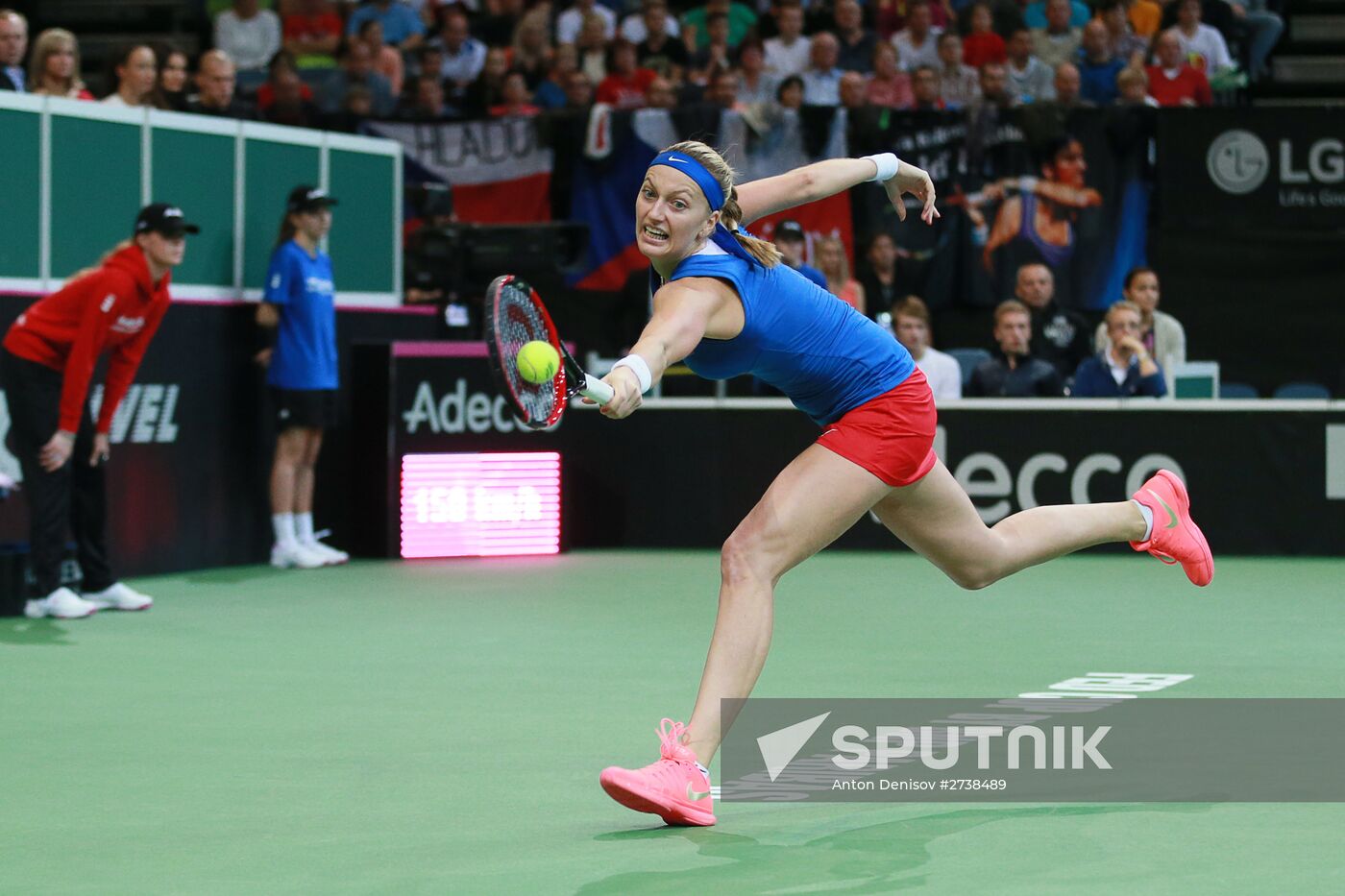 Fed Cup. Finals. Czech Republic vs. Russia. Day 2