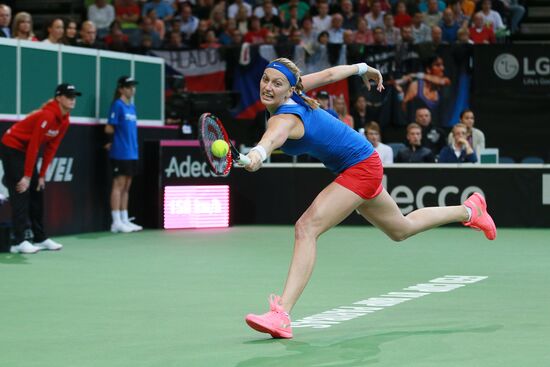 Fed Cup. Finals. Czech Republic vs. Russia. Day 2