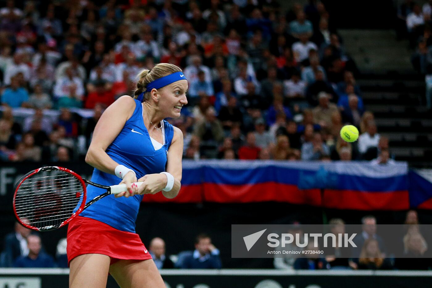 Fed Cup. Finals. Czech Republic vs. Russia. Day 2