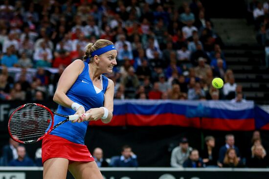 Fed Cup. Finals. Czech Republic vs. Russia. Day 2