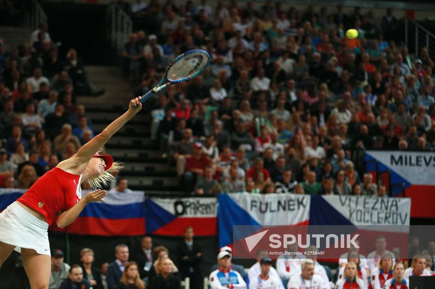 Fed Cup. Finals. Czech Republic vs. Russia. Day 2