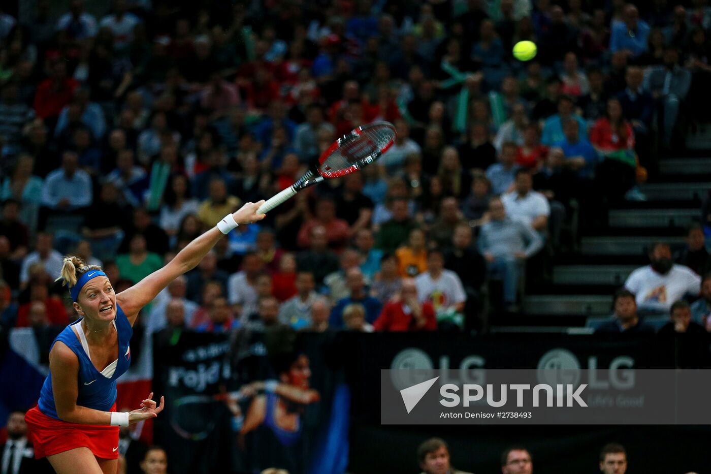 Fed Cup. Finals. Czech Republic vs. Russia. Day 2