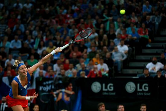 Fed Cup. Finals. Czech Republic vs. Russia. Day 2