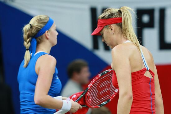 Fed Cup. Finals. Czech Republic vs. Russia. Day 2
