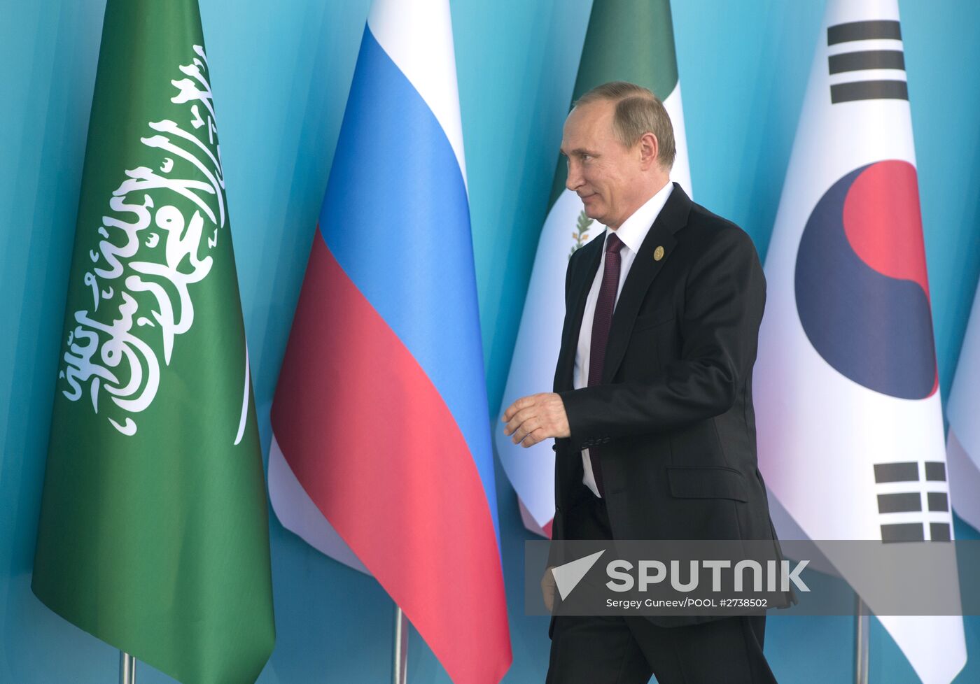 Vladimir Putin takes part in G20 summit in Turkey