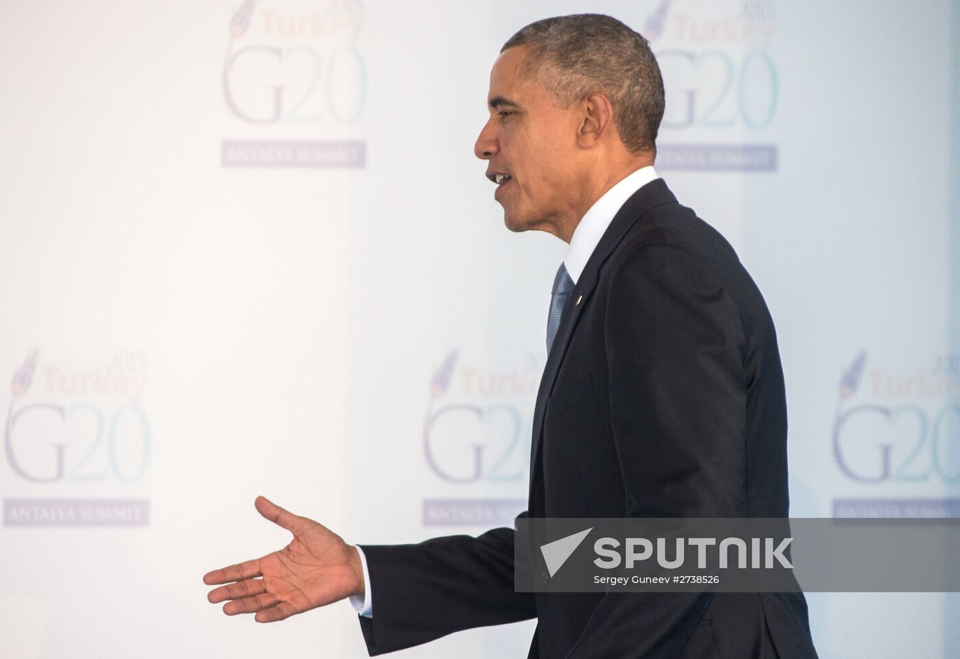 Vladimir Putin takes part in G20 summit in Turkey