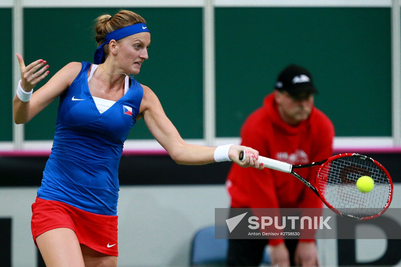 Fed Cup. Finals. Czech Republic vs. Russia. Day 2