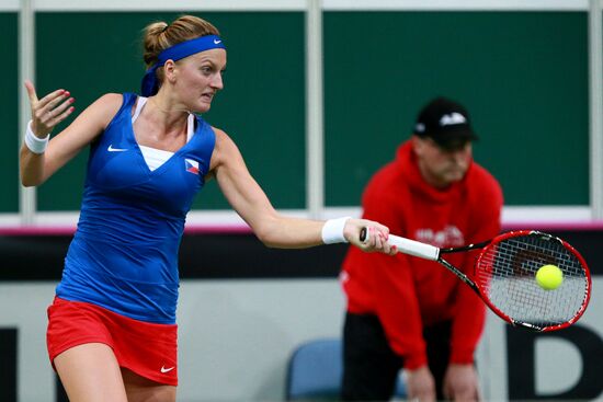 Fed Cup. Finals. Czech Republic vs. Russia. Day 2