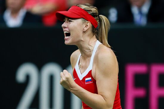 Fed Cup. Finals. Czech Republic vs. Russia. Day 2