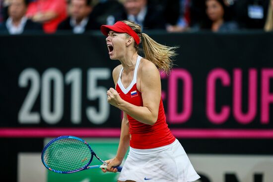 Fed Cup. Finals. Czech Republic vs. Russia. Day 2