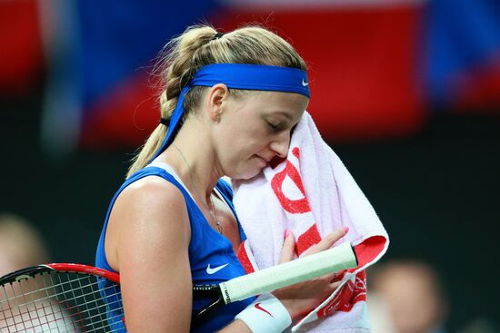 Fed Cup. Finals. Czech Republic vs. Russia. Day 2