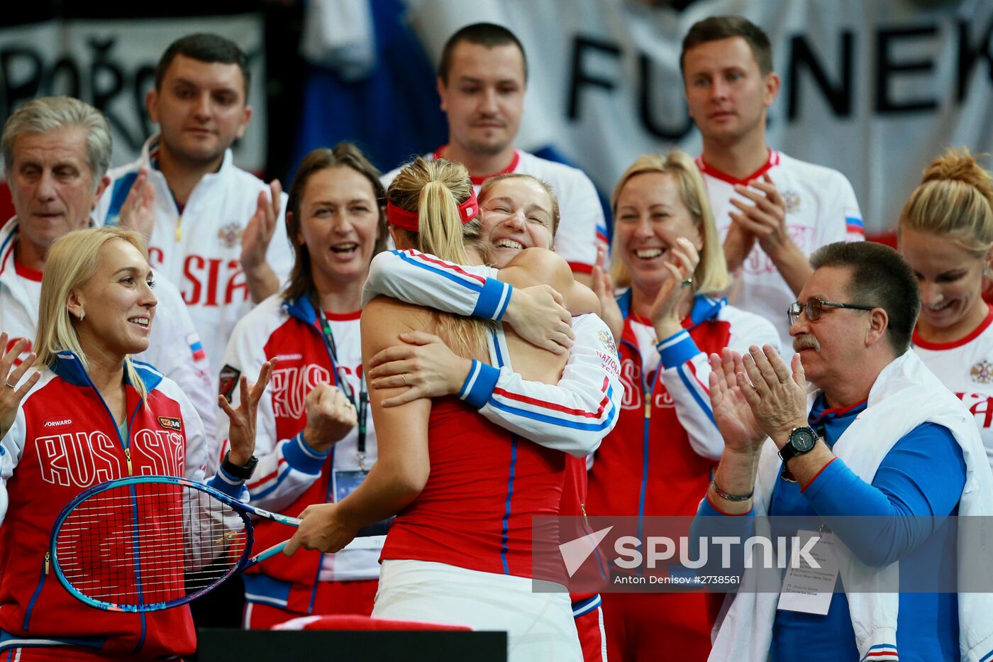 Fed Cup. Finals. Czech Republic vs. Russia. Day 2