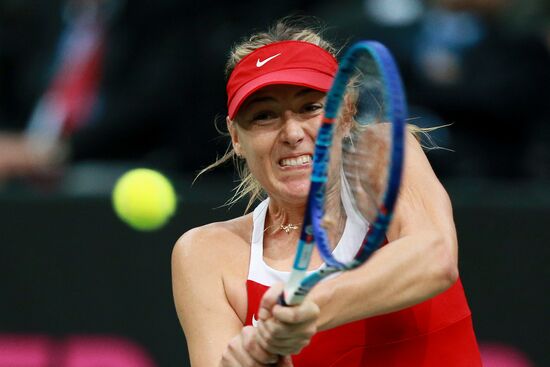 Fed Cup. Finals. Czech Republic vs. Russia. Day 2